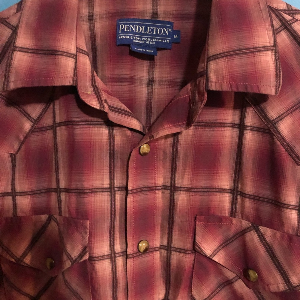 Pendleton western long sleeve shirt size M